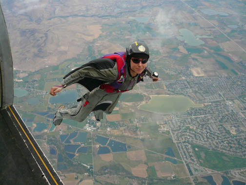 Wingsuit Skydiving