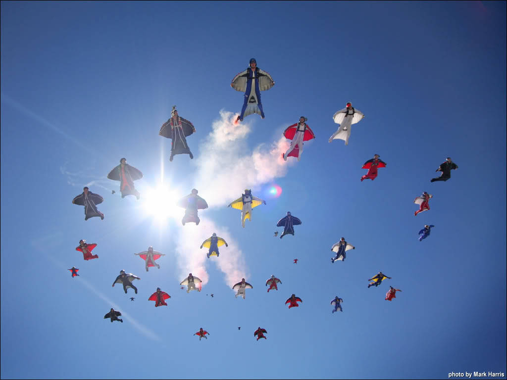 Wingsuit Skydiving