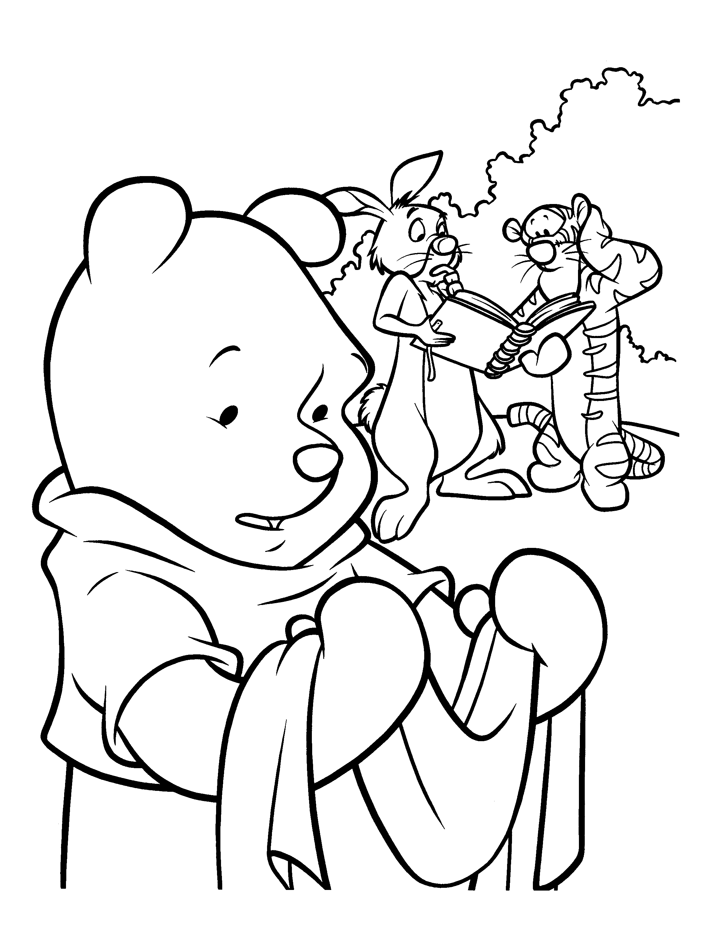 Winnie The Pooh And Friends Coloring Pages