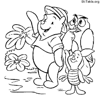 Winnie The Pooh And Friends Coloring Pages