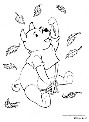 Winnie The Pooh And Friends Coloring Pages