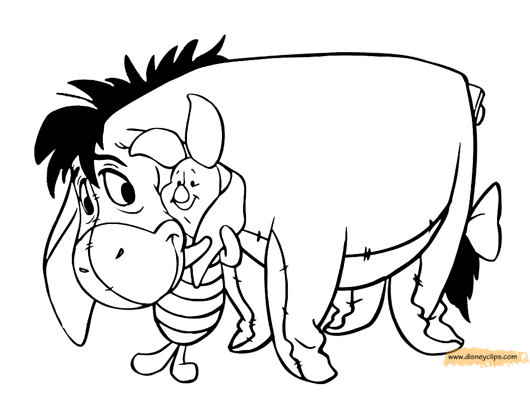 Winnie The Pooh And Friends Coloring Pages