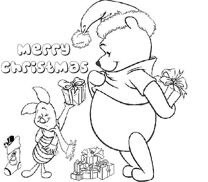 Winnie The Pooh And Friends Coloring Pages