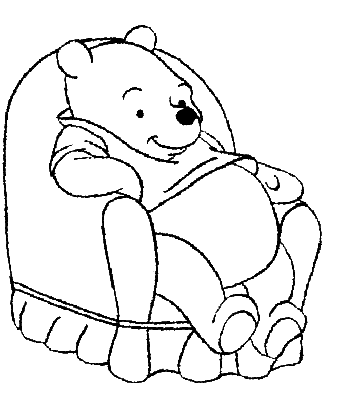 Winnie The Pooh And Friends Colouring Pages