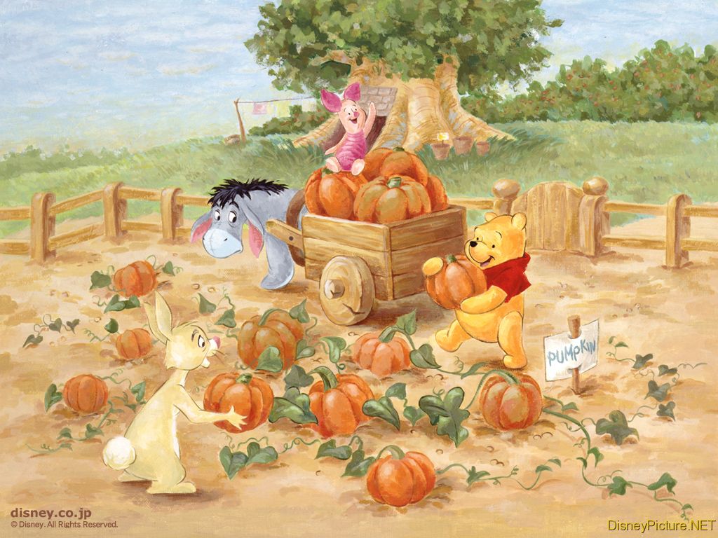 Winnie The Pooh And Friends Wallpaper