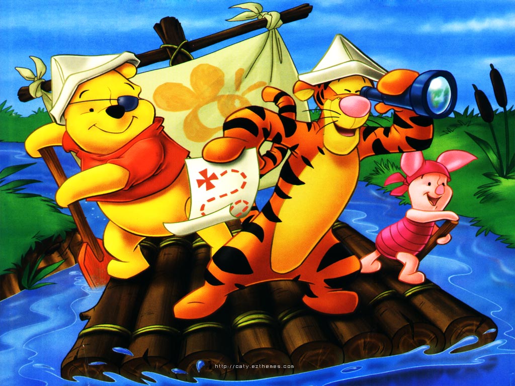 Winnie The Pooh And Friends Wallpaper