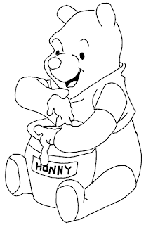 Winnie The Pooh Black And White