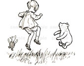 Winnie The Pooh Black And White