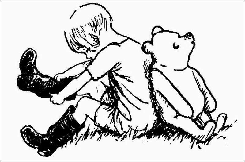 Winnie The Pooh Black And White