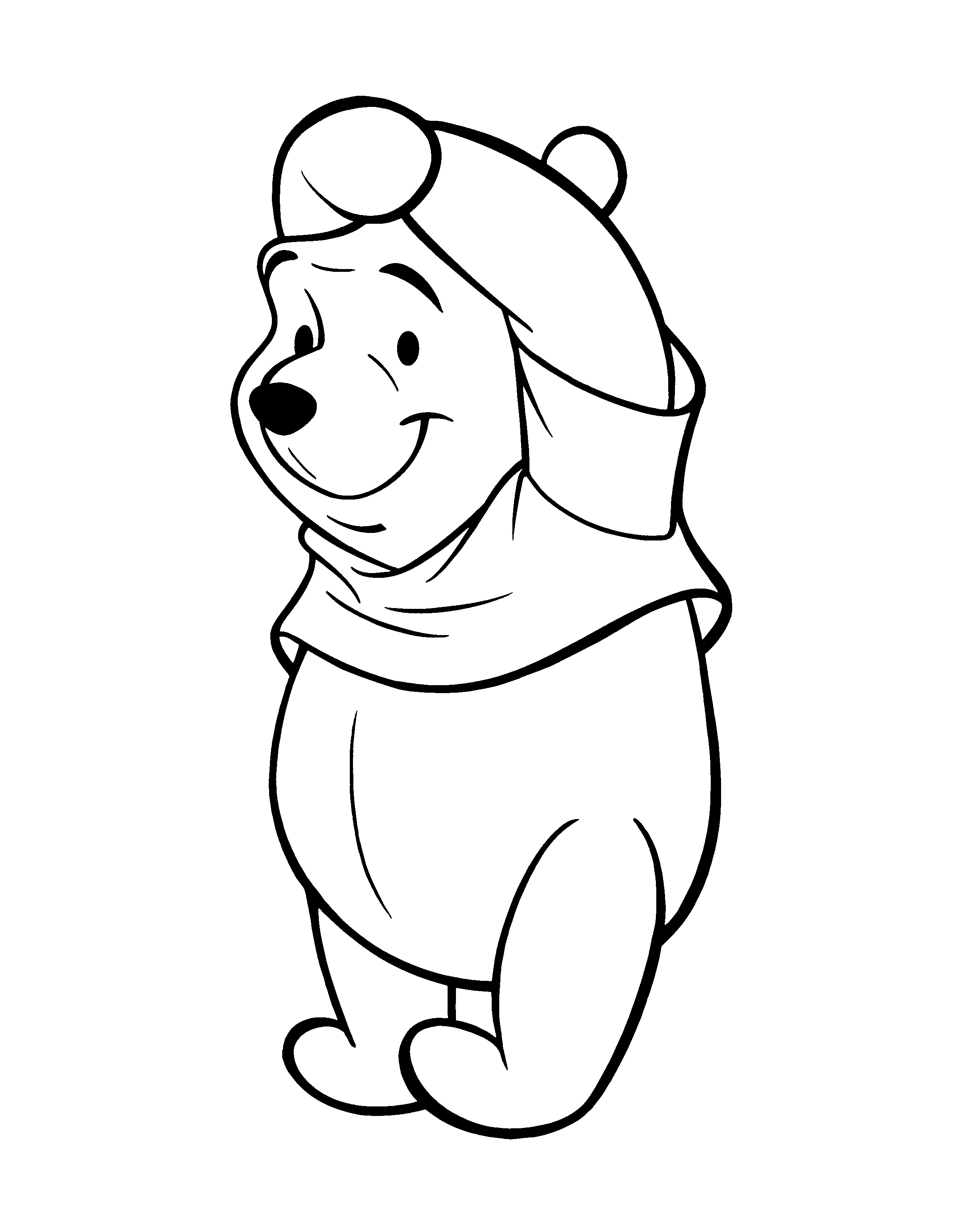 Winnie The Pooh Black And White Prints