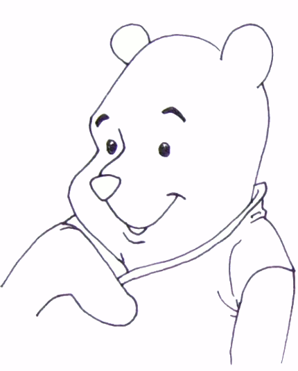 Winnie The Pooh Characters Coloring Pages