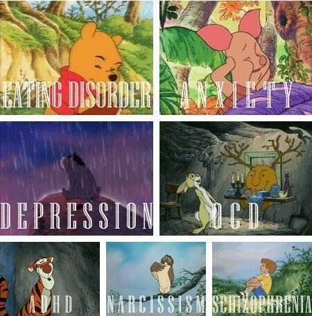 Winnie The Pooh Characters Mental Disorders