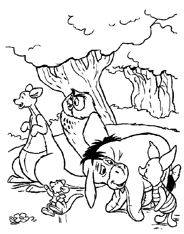 Winnie The Pooh Coloring Pages