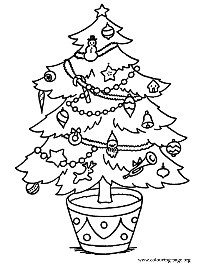 Winnie The Pooh Coloring Pages Christmas