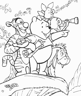 Winnie The Pooh Coloring Pages Free Printable