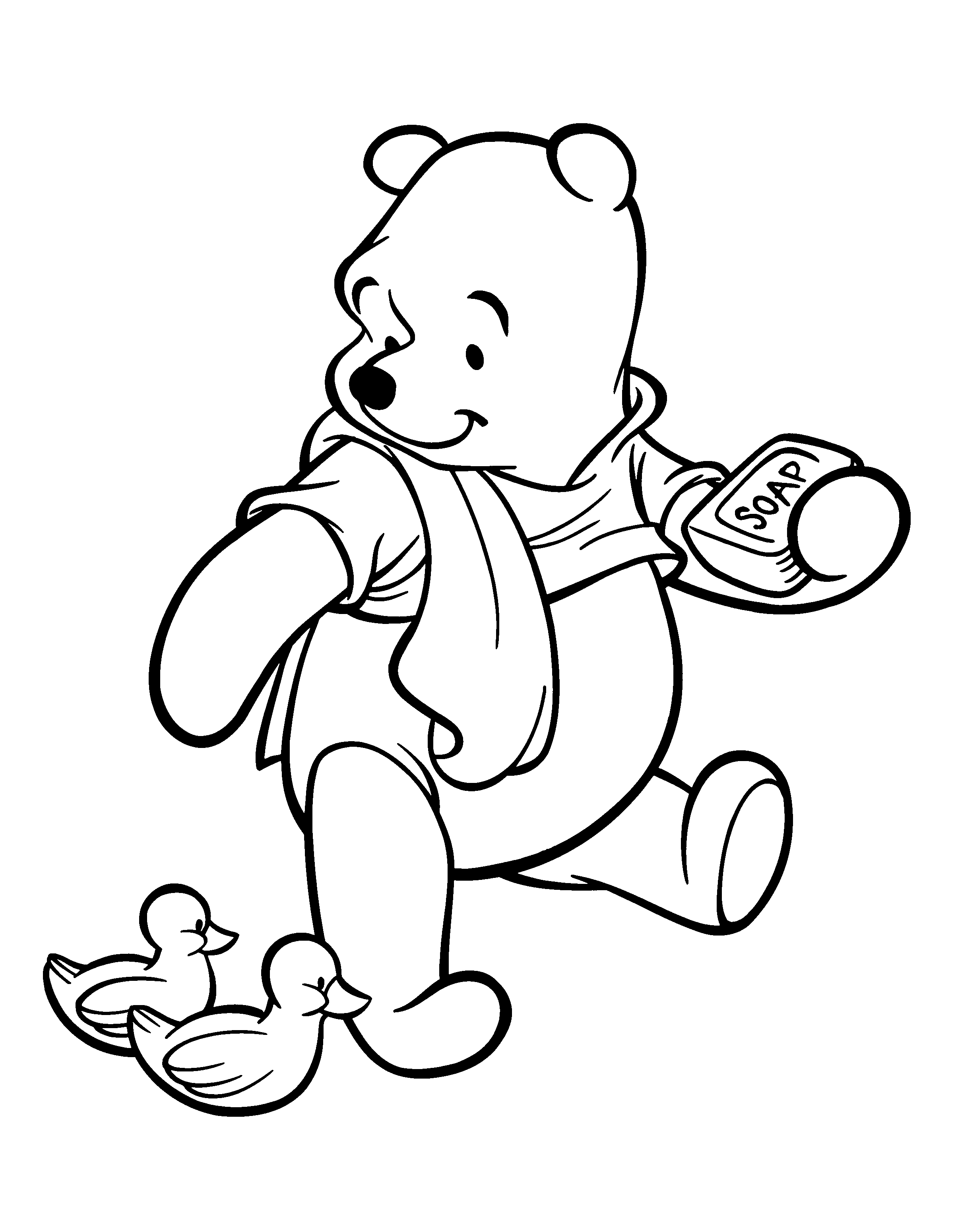 Winnie The Pooh Coloring Pages To Print