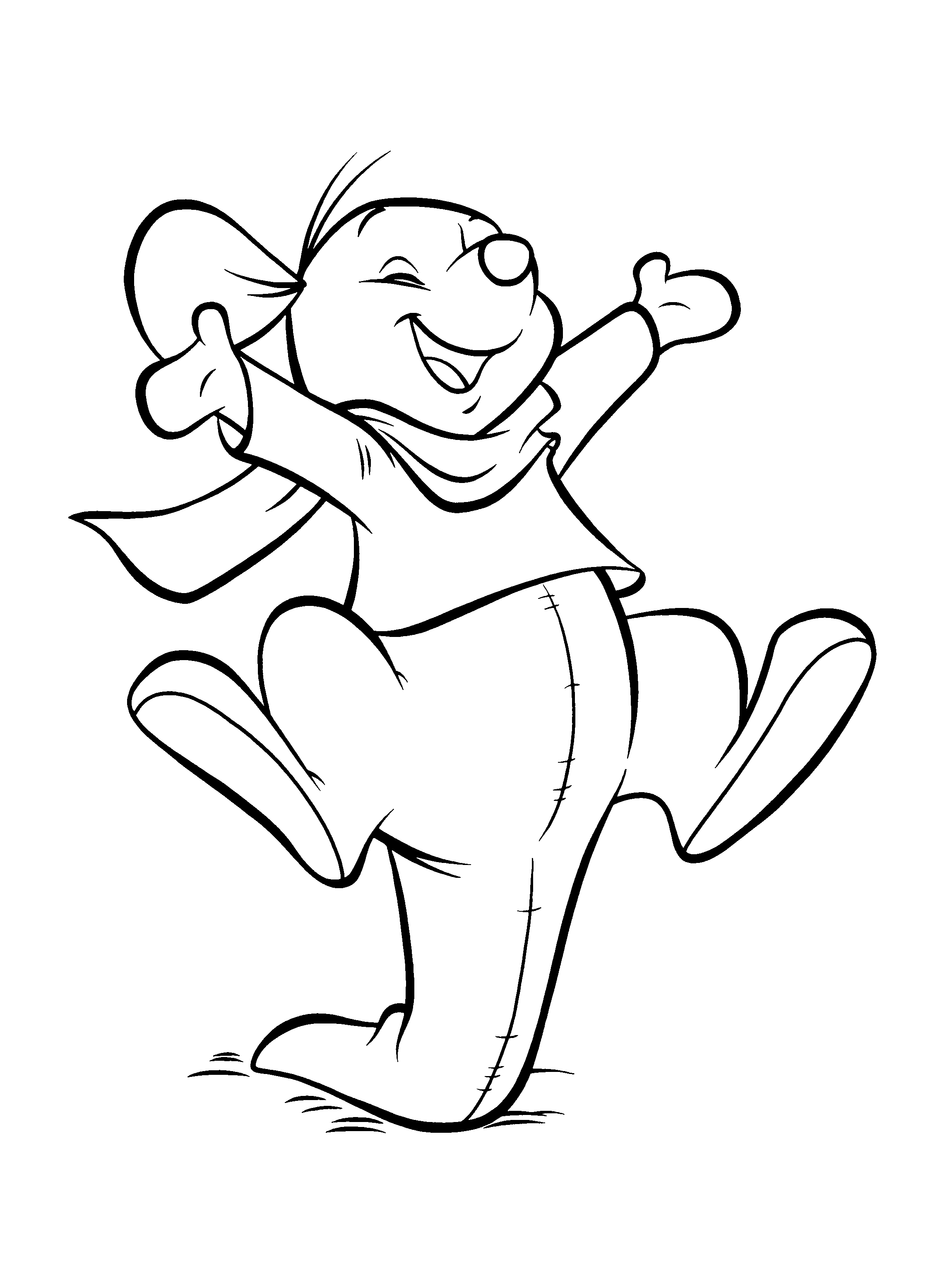 Winnie The Pooh Face Coloring Pages