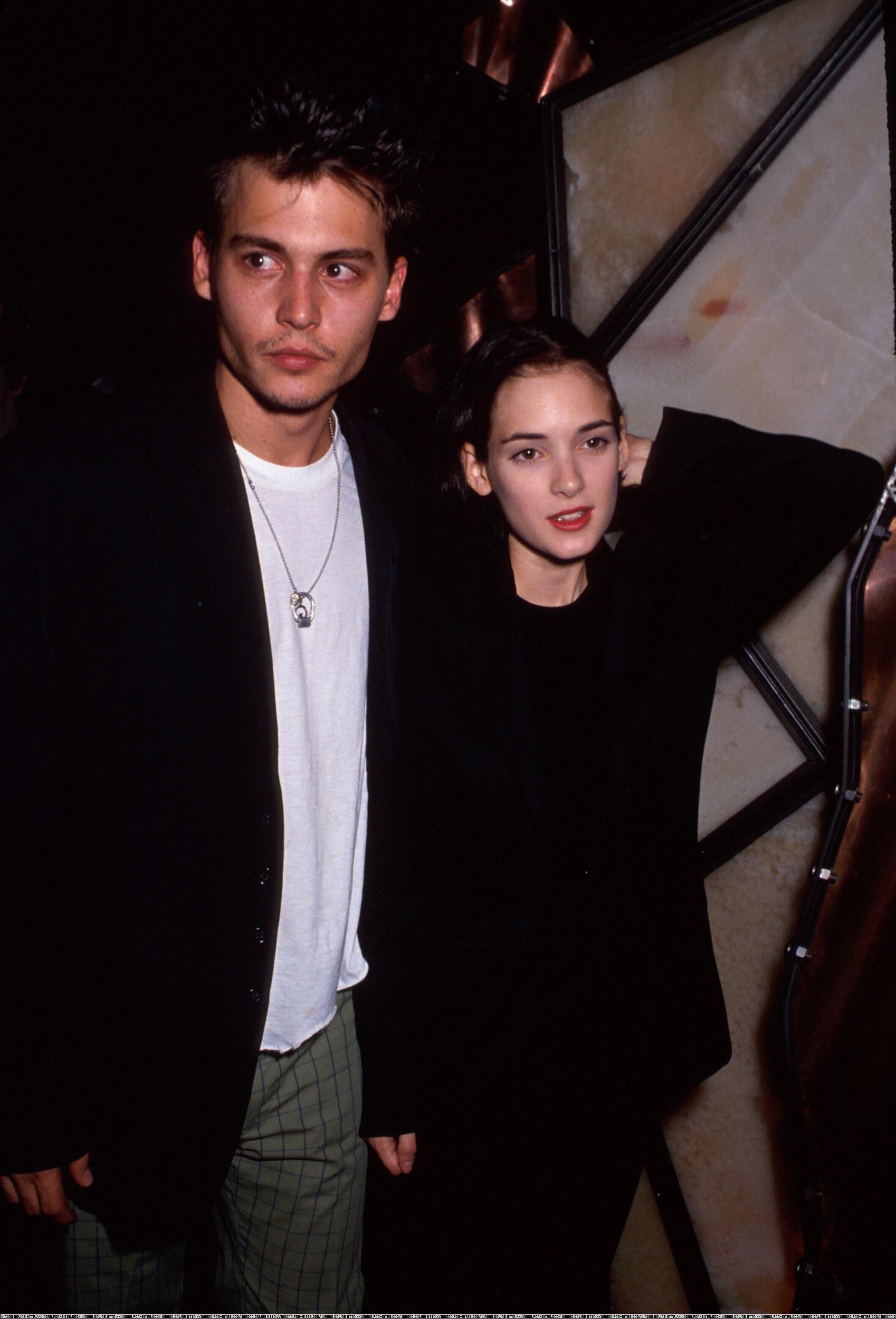 Winona Ryder And Johnny Depp