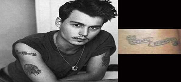 Winona Ryder And Johnny Depp Tattoo