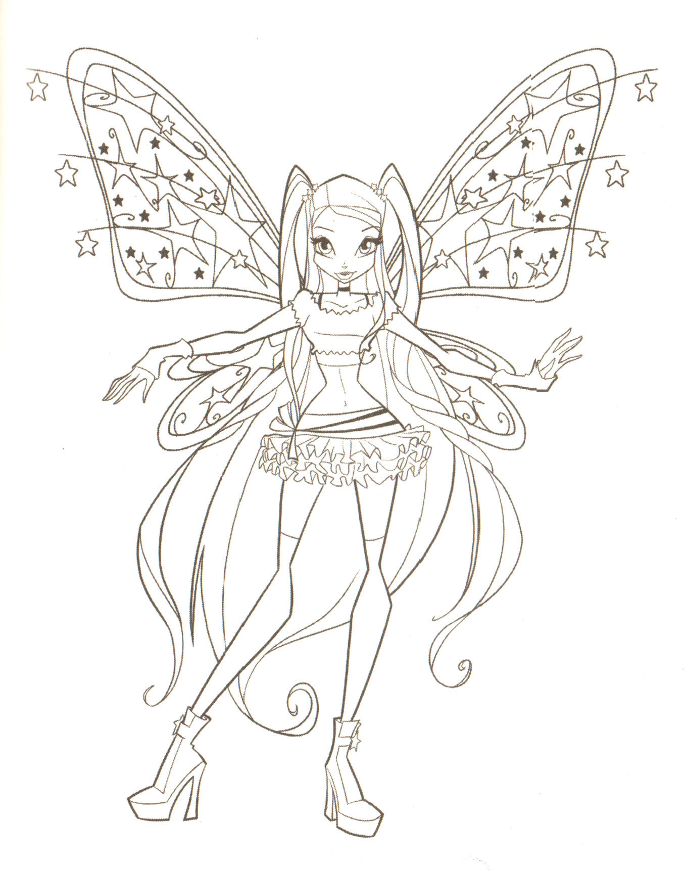 Winx Club Coloring Pages