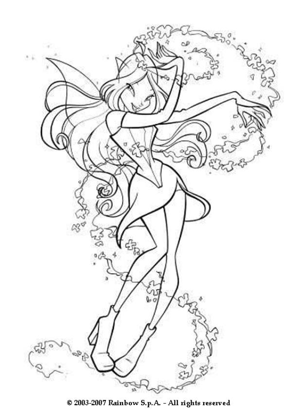 Winx Club Coloring Pages