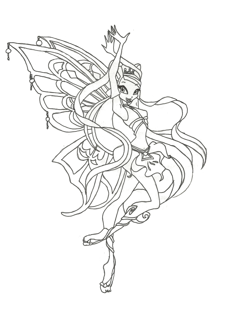 Winx Club Coloring Pages