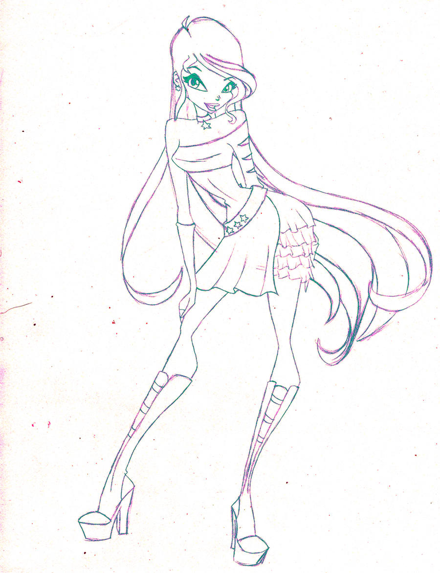 Winx Club Coloring Pages Believix