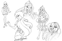 Winx Club Coloring Pages Believix