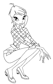 Winx Club Coloring Pages Bloom