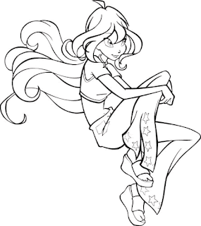 Winx Club Coloring Pages Enchantix