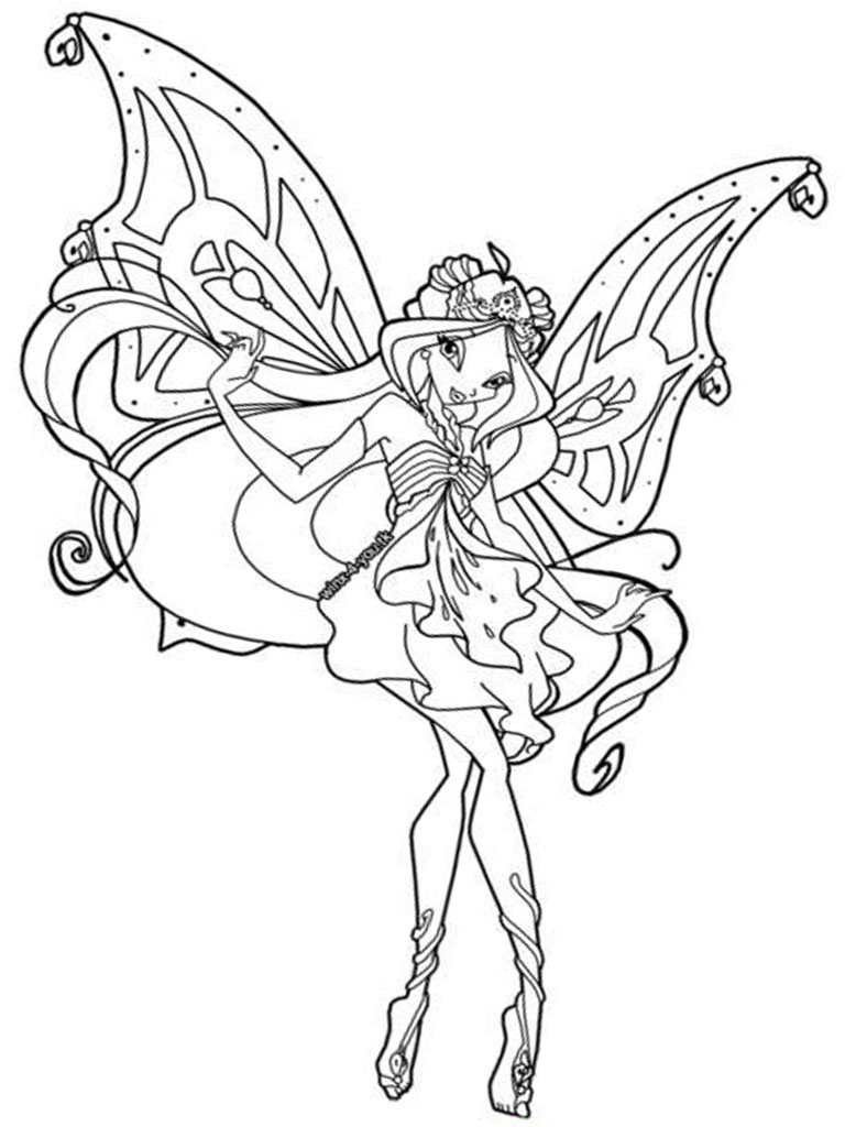 Winx Club Coloring Pages Printable