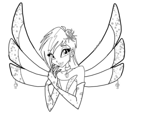 Winx Club Coloring Pages Printable