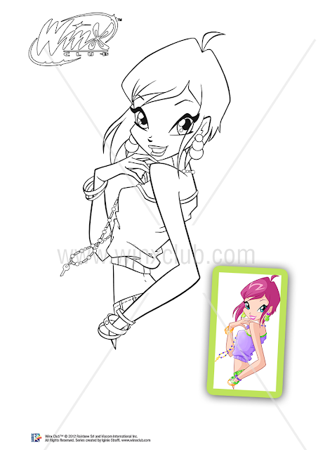 Winx Club Coloring Pages Sirenix