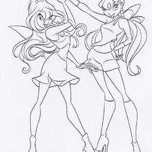 Winx Club Coloring Pages Stella