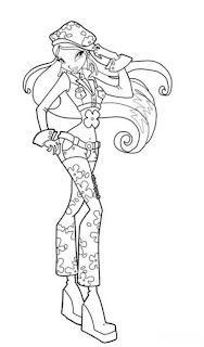 Winx Club Coloring Pages To Print