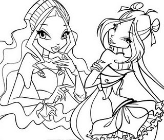 Winx Club Coloring Pages To Print