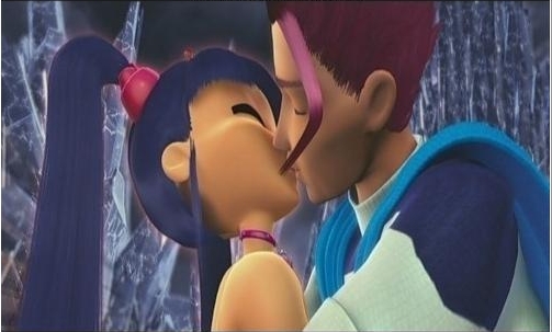 Winx Club Musa And Riven Kissing