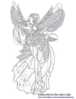 Winx Club Sirenix Coloring Pages