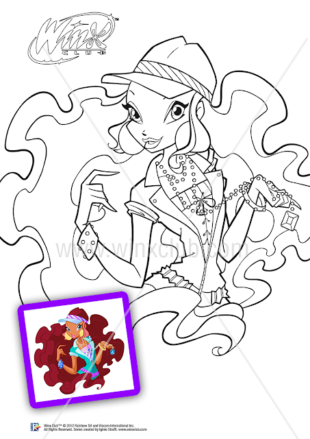 Winx Club Sirenix Coloring Pages