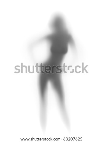 Woman Silhouette Standing