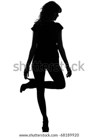 Woman Silhouette Standing