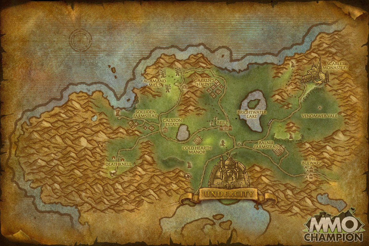 World Of Warcraft Cataclysm Map