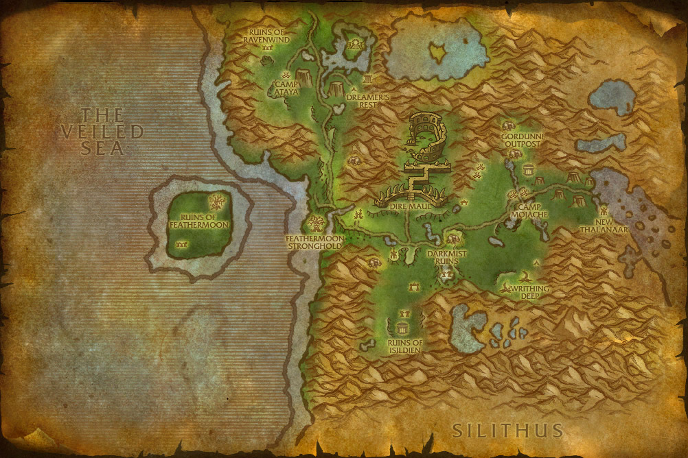 World Of Warcraft Cataclysm Map