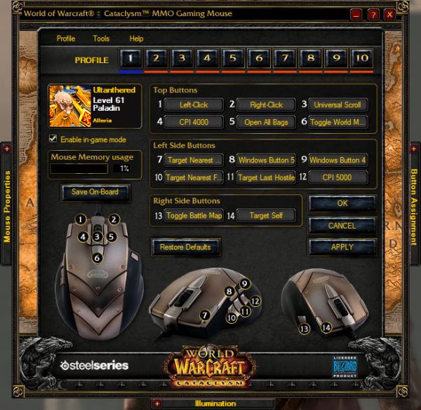 World Of Warcraft Cataclysm Mouse