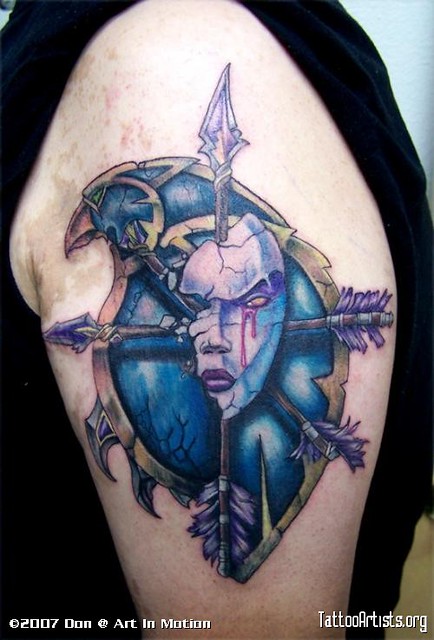 World Of Warcraft Logo Tattoo