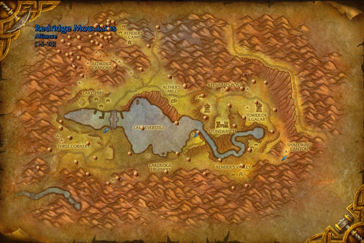 World Of Warcraft Map