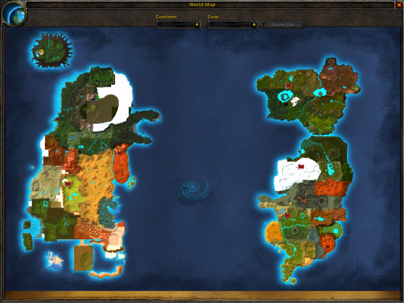 World Of Warcraft Map