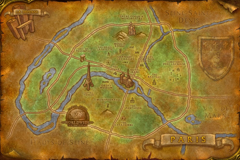 World Of Warcraft Map