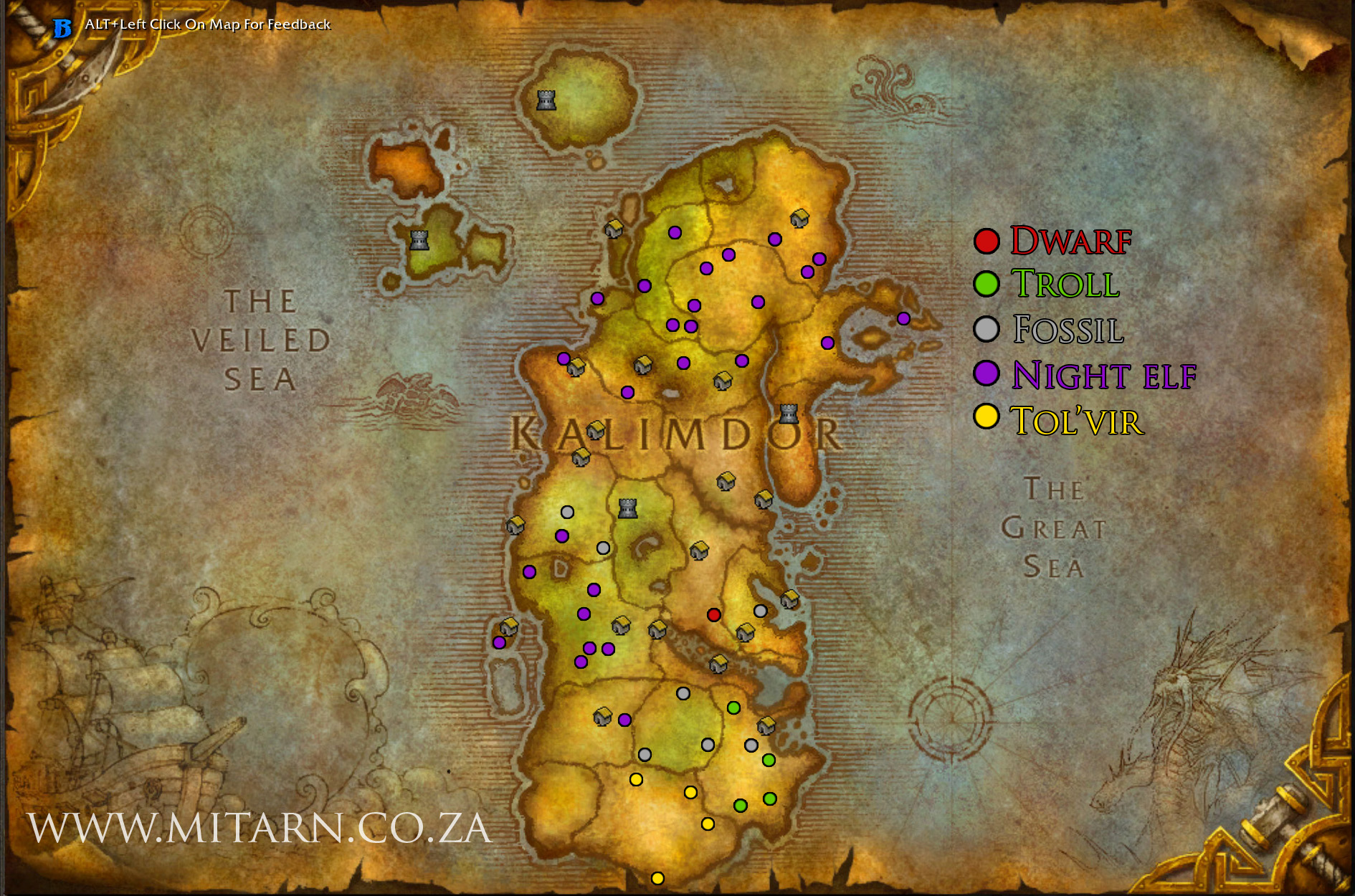 World Of Warcraft Map Cataclysm