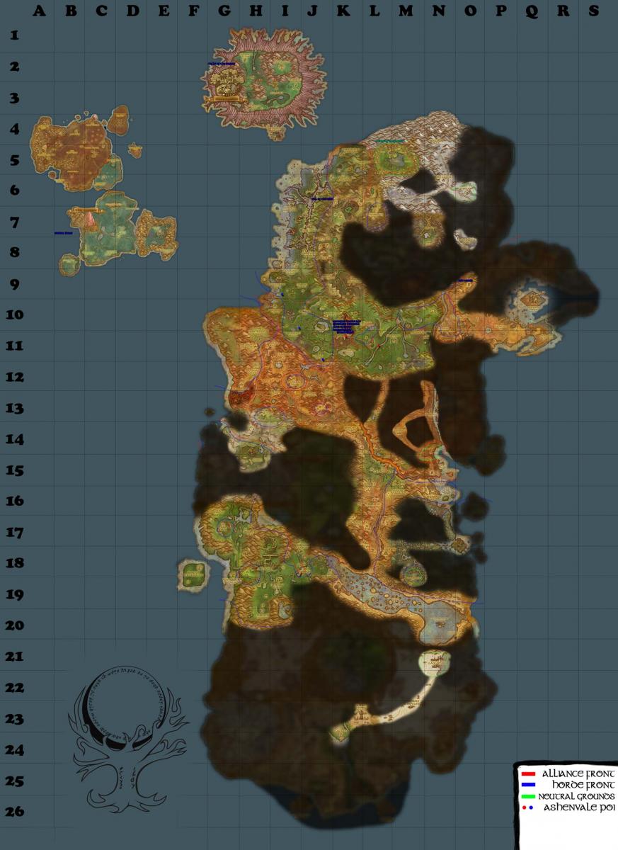 World Of Warcraft Map Kalimdor